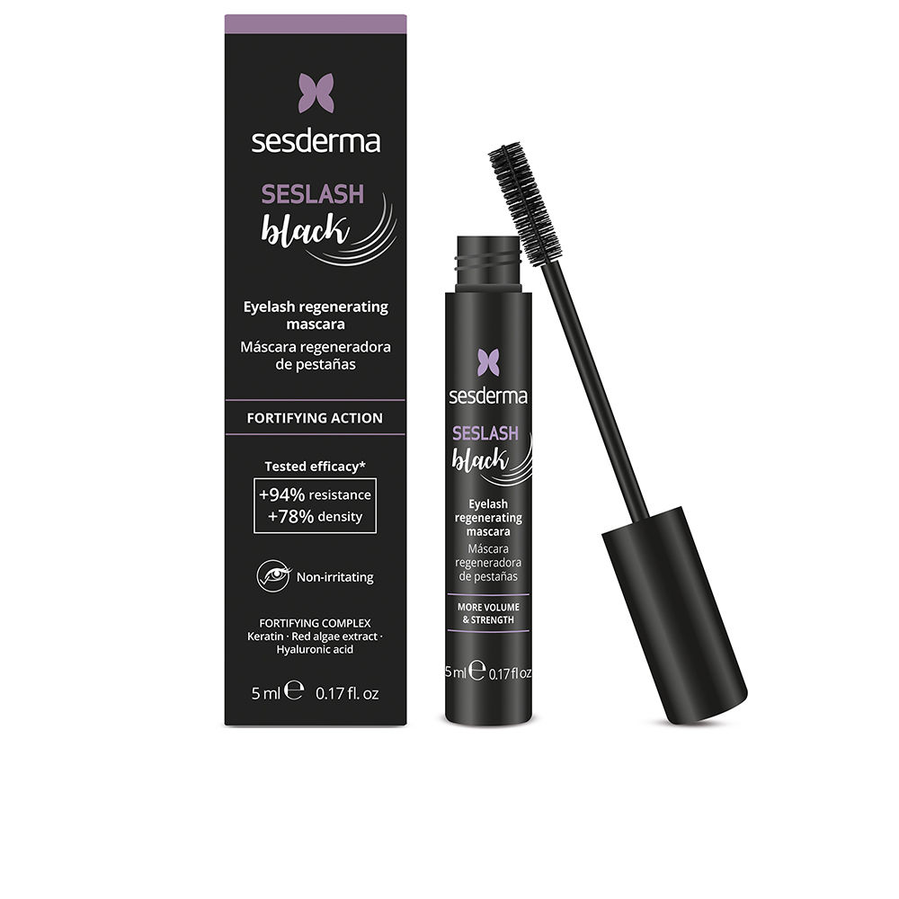 SESLASH BLACK regenerating mascara for eyelashes #Black 5 ml