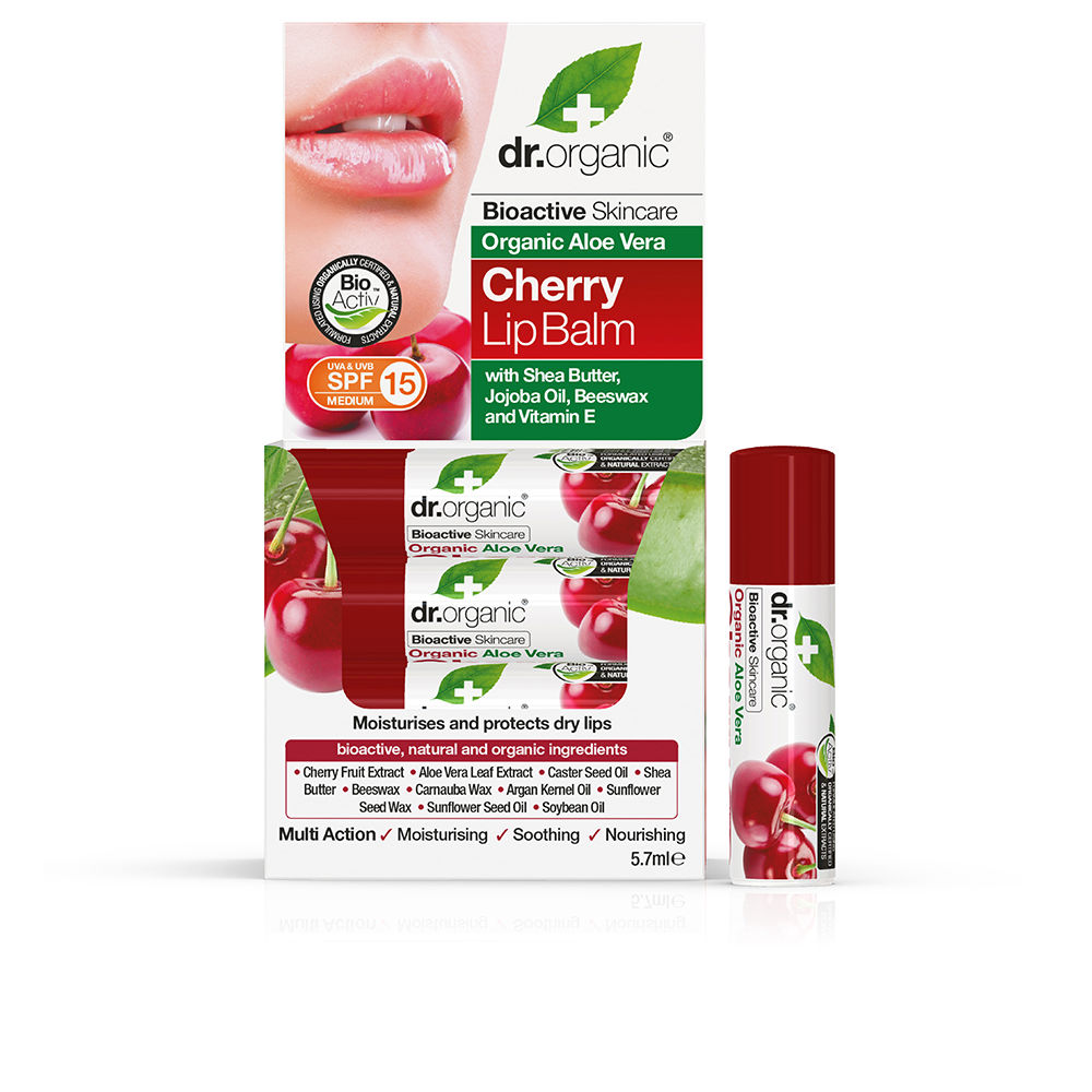 ALOE VERA Y CEREZA bálsamo labial  5.7 g